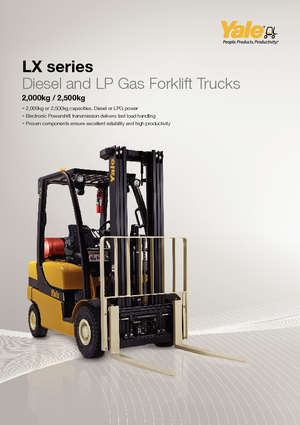 Челни вилични мотокари, дизелови Yale GDP 20 LX