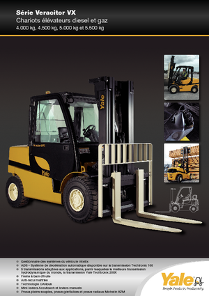 Челни вилични мотокари, дизелови Yale GDP 50VX Value