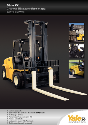 Челни вилични мотокари, дизелови Yale GDP 90VX Value