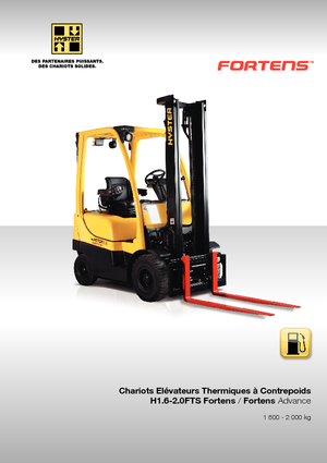 Челни вилични мотокари, дизелови Hyster H1.6FT