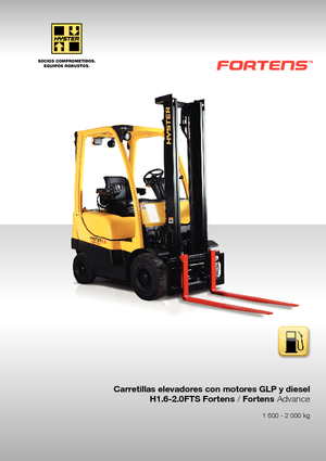 Челни вилични мотокари, дизелови Hyster H1.6FT