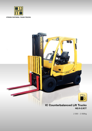 Челни вилични мотокари, дизелови Hyster H2.5XT