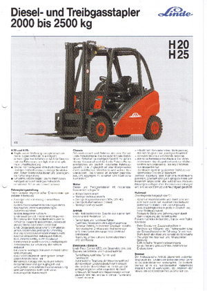 Дизелови вилкови повдигачи с взривна защита Linde H 25 D