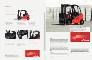 Дизелови вилкови повдигачи с взривна защита Linde H 25 D