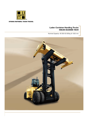 Челни вилични мотокари, дизелови Hyster H40.00XM 16CH