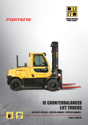 Челни вилични мотокари, дизелови Hyster H9.0FT 6