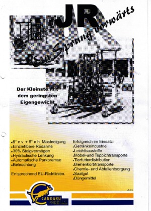 Дизелови вилични високоповдигачи, монтирани върху камион Cangaru / Transmanut JR 3-4.3.1028 F o. DR