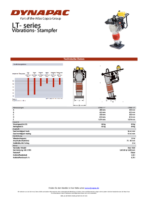 Бензинови и дизелови вибротрамбовки Dynapac LT 800 11