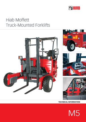 Дизелови вилични високоповдигачи, монтирани върху камион Moffett M 5-20.4