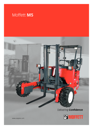 Дизелови вилични високоповдигачи, монтирани върху камион Moffett M 5-20.4