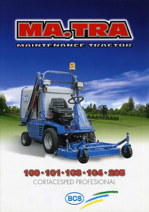 Общински многофункционални превозни средства на дизел BCS MA.TRA 205