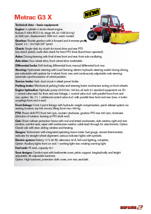 Общински многофункционални превозни средства на дизел Reform Werke Metrac G 3 X