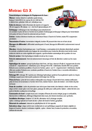 Общински многофункционални превозни средства на дизел Reform Werke Metrac G 3 X