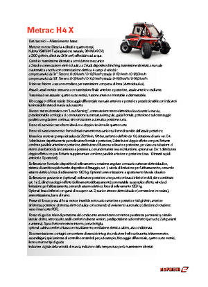 Общински многофункционални превозни средства на дизел Reform Werke Metrac H 4 X