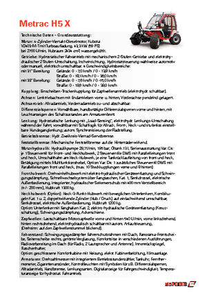 Общински многофункционални превозни средства на дизел Reform Werke Metrac H 5 X