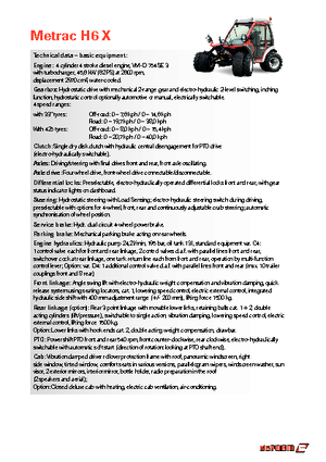 Общински многофункционални превозни средства на дизел Reform Werke Metrac H 6 X