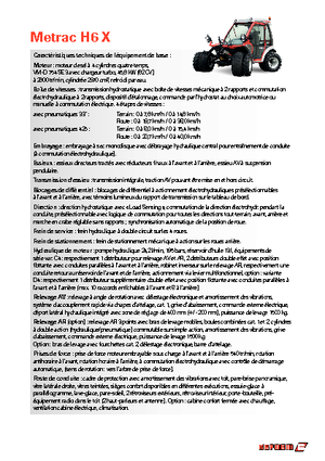 Общински многофункционални превозни средства на дизел Reform Werke Metrac H 6 X