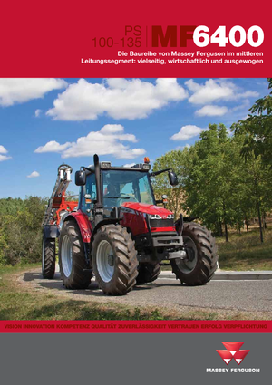 Общински многофункционални превозни средства на дизел Massey Ferguson MF 6480
