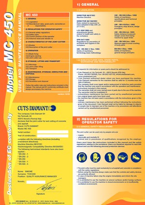 Фугорези Cuts Diamant MC 450 YM