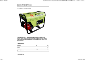 Дизелови генератори PRAMAC Lifter X 3000