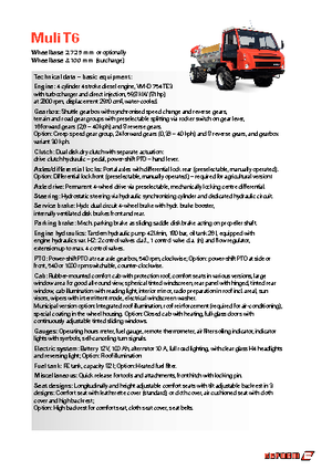 Общински многофункционални превозни средства на дизел Reform Werke Muli T 6