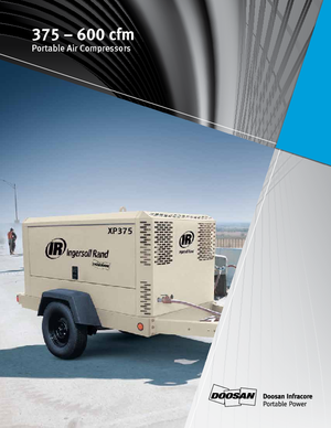 Преносими компресори за въздух - дизелови, електрически, бензинови Ingersoll-Rand P 600 W D