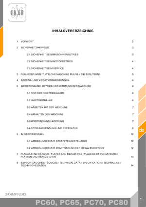 Бензинови и дизелови вибротрамбовки Enar PC 85 YD