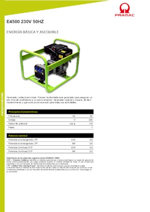 Дизелови генератори PRAMAC Lifter E 4500 SYH