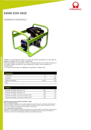 Дизелови генератори PRAMAC Lifter E 4500 SYH