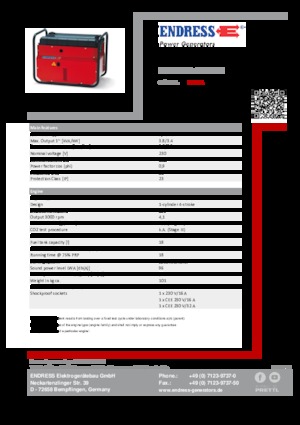 Дизелови генератори Endress ESE 406 YS-GT ISO DI