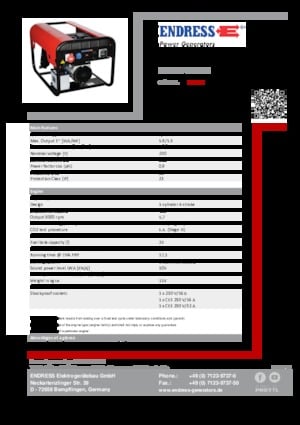 Дизелови генератори Endress ESE 604 YS ES DI