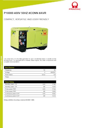 Дизелови генератори PRAMAC Lifter P 18000 TYA