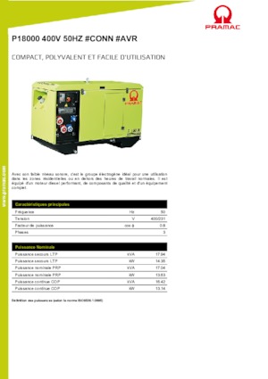 Дизелови генератори PRAMAC Lifter P 18000 TYA