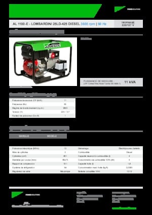 Дизелови генератори INMESOL AL 1100-E