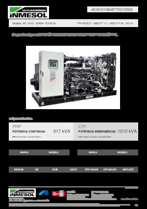 Дизелови генератори INMESOL AC-1010