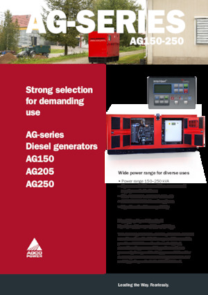 Дизелови генератори AGCO Power AG150