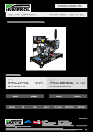 Дизелови генератори INMESOL AI-066
