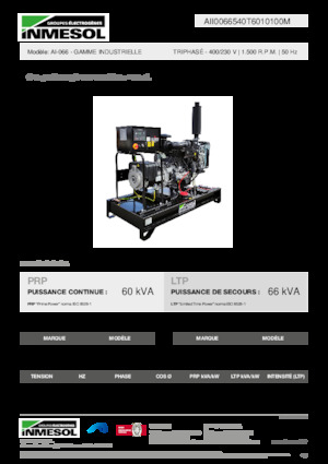Дизелови генератори INMESOL AI-066