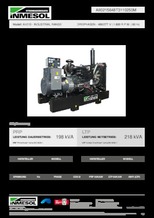 Дизелови генератори INMESOL AI-215