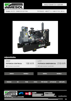 Дизелови генератори INMESOL AI-215