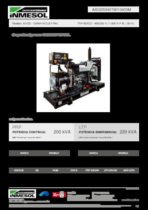 Дизелови генератори INMESOL AI-225