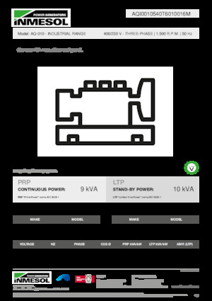 Дизелови генератори INMESOL AQ-010