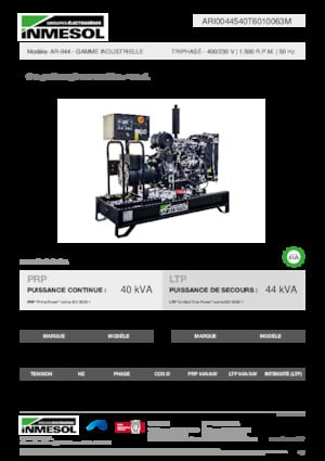 Дизелови генератори INMESOL AR-044