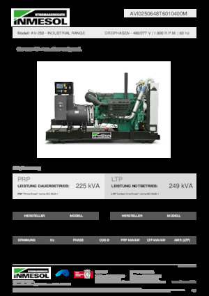 Дизелови генератори INMESOL AV-250