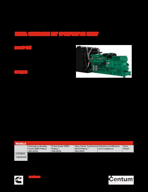 Дизелови генератори Cummins C3000D6EB