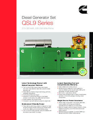 Дизелови генератори Cummins C320D5P