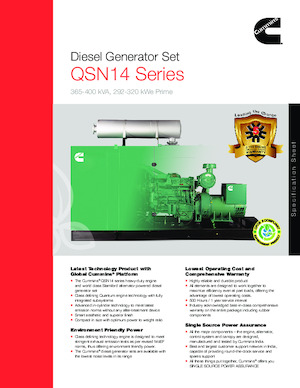 Дизелови генератори Cummins C400D5P