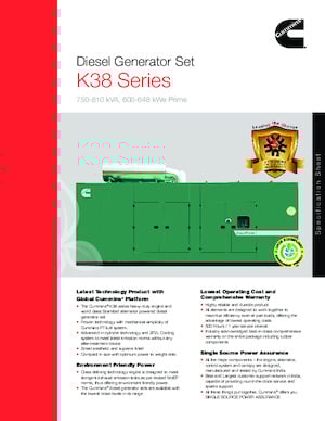 Дизелови генератори Cummins C750D5P