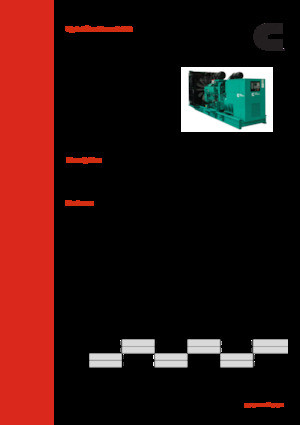 Дизелови генератори Cummins C1000 D6