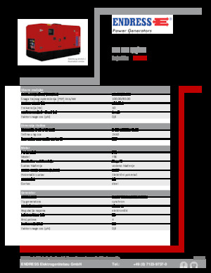 Дизелови генератори Endress ESE 100 IW/MS 